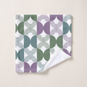 Pallette de couleurs rétro mignonne des années 50 (Gant de toilette)