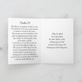 Palm 23 De Heer is mijn Shepherd Bijbel Verse Kaart (Binnen)