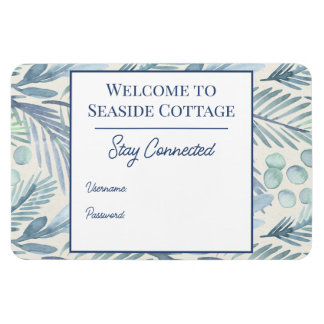 Palm Airbnb Beach Vacation Rental Wifi Magnet Magneet