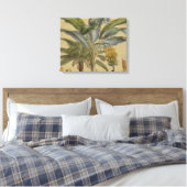Palm Antiek tropische vruchten botanische kunst Canvas Afdruk (Insitu (Slaapkamer))