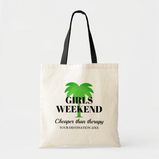 Palm arbre destination filles week-end voyage sac (Devant)