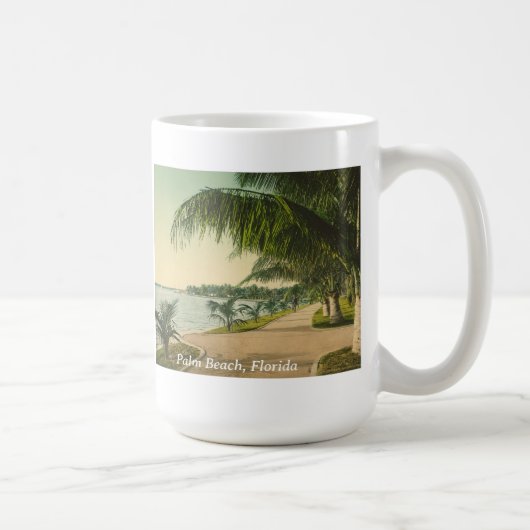 Palm Beach 1898  Florida scene Koffiemok (Rechts)