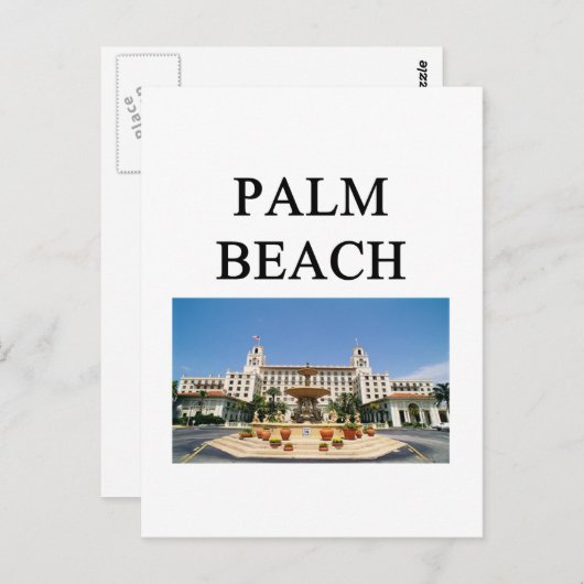 PALM BEACH BRIEFKAART (Voorkant / Achterkant)