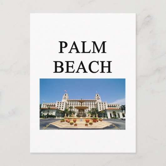 PALM BEACH BRIEFKAART (Voorkant)