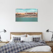 Palm Beach, FL — Oceanview of the Breakers Casin Canvas Afdruk (Insitu (Slaapkamer))