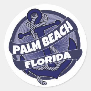 Palm Beach Florida autocollants d'ancre