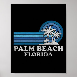 Palm Beach Florida  familie zomervakantie Poster