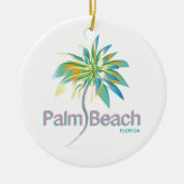 Palm Beach, Florida Keramisch Ornament (Voorkant)