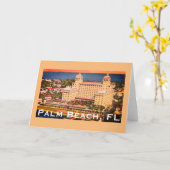 Palm Beach, Florida - Skyline Foto Kaart (Gele Bloem)