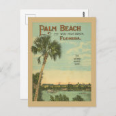 Palm Beach Florida  Toerisme Briefkaart (Voorkant / Achterkant)