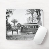 Palm Beach Florida Trolley Mousepad 1909 Muismat (Met muis)