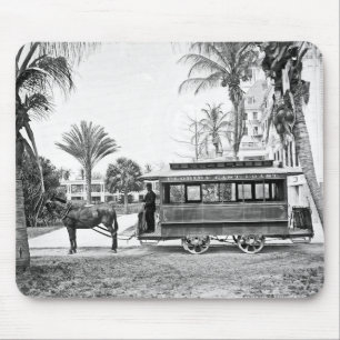 Palm Beach Florida Trolley Mousepad 1909 Muismat