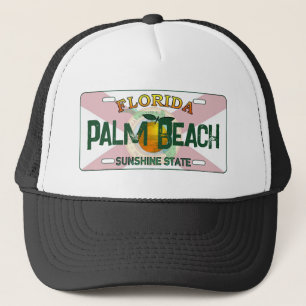 Palm Beach Florida vlag licentie bord pet