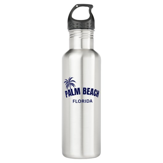 Palm Beach Florida Water Bottle Waterfles (Voorkant)