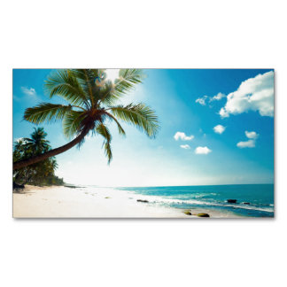 Palm Beach House Rental Travel Agent Spa Boutique Visitekaartje Magneet