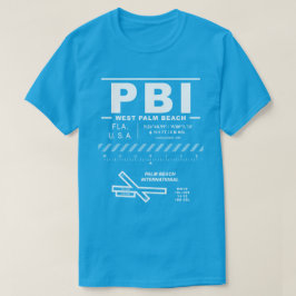 Palm Beach International Airport PBI T-shirt