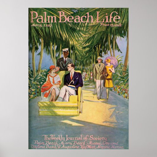 Palm Beach Life #10 afdruk Poster (Voorkant)