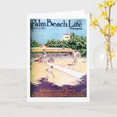 Palm Beach Life #12 carte de note (Fleur jaune)
