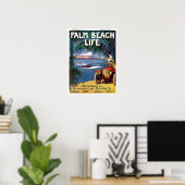 Palm Beach Life #19 print (Thuiskantoor)