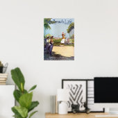 Palm Beach Life #20 afdruk Poster (Thuiskantoor)