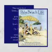 Palm Beach Life #3 invitation (Devant / Derrière)