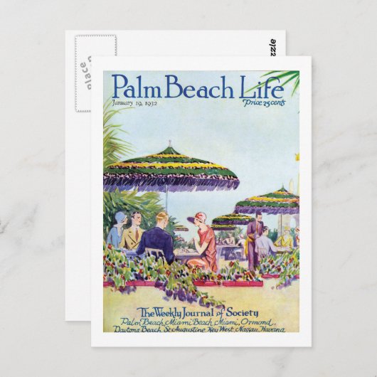 Palm Beach Life #9 carte postale (Devant / Derrière)