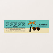 Palm Beach, Salon De bronzage, Carte De Fidélité D (Extérieur déplié)