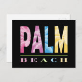 Palm Beach Tropical Travel Briefkaart (Voorkant / Achterkant)