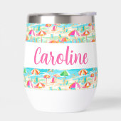 Palm Beach tropische eiland strand paraplu's (Links)