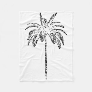 Palm Beachwear Strand Outfit Surfen Aloha Retro Pa Fleece Deken