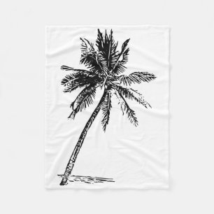 Palm Beachwear Strand Outfit Surfen Aloha Retro Pa Fleece Deken