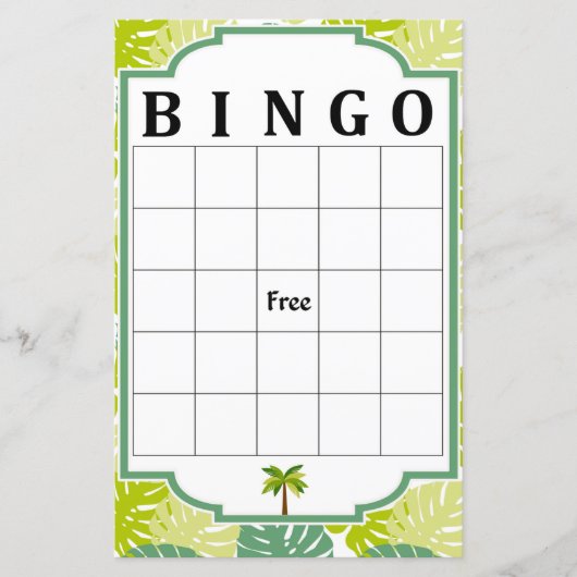 Palm bingo (Voorkant)