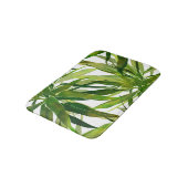 Palm bladeren hand geschilderd patroon badmat (Gekanteld)