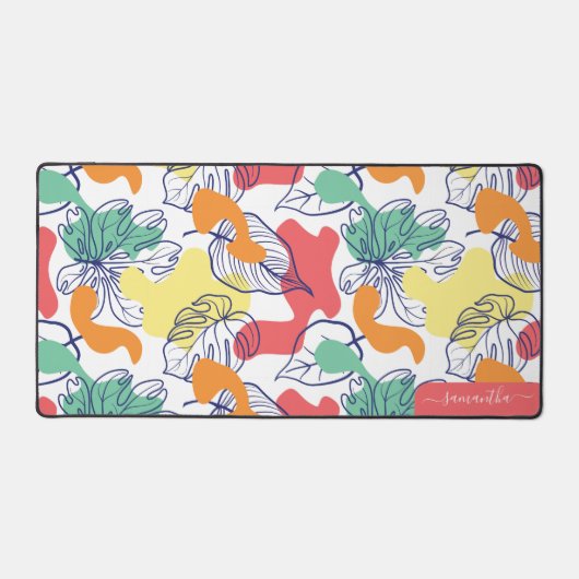 Palm botanique feuille formes organiques motif (Recto)