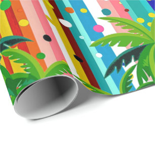 Palm Boulder • Miami Verjaardag & Pastel Abstracts Cadeaupapier
