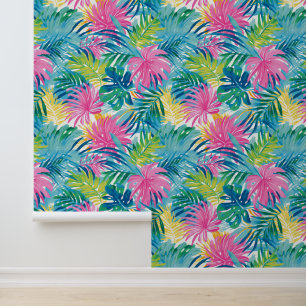 Palm Breeze Canvas Behang