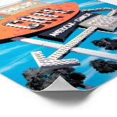 Palm Cafe on Route 66 Poster (Coin)