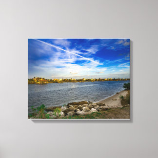 Palm Coast Matanzas Canvas Afdruk