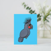 Palm Cockato Briefkaart (Staand voorkant)