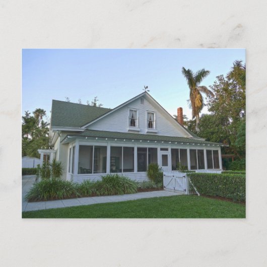 Palm Cottage, Napels, Florida Briefkaart (Voorkant)