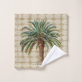 Palm Date Tree  Tropical Summer Elegant Bad Handdoek (Wasdoekje)