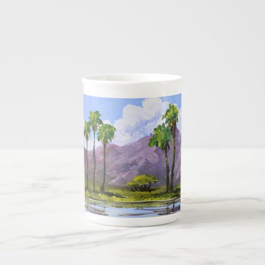 Palm Desert Bone China Mok (Voorkant)
