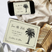  Palm Eenvoudige ingelijste foto Save The Date
