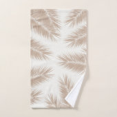 Palm Feuille Finesse Motif 4 (Serviette à main)