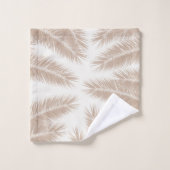 Palm Feuille Finesse Motif 4 (Gant de toilette)