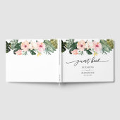 Palm Feuille Hibiscus Tropical Mariage Livre d'or (Complet)