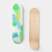 Palm Feuille Motif Skateboard - Tropical Summer (Recto)