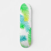 Palm Feuille Motif Skateboard - Tropical Summer (Devant)