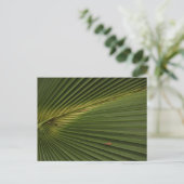 Palm Frond Briefkaart (Staand voorkant)
