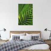 Palm Frond Print op Canvas (Insitu (Slaapkamer))